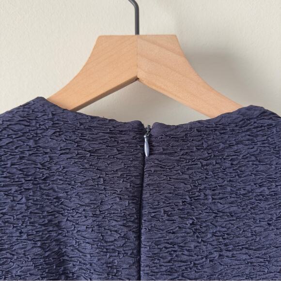 Vintage 1980s David Warren Union Label Dress Drop Waist Polka Dot bow sleeve EUC - Picture 9 of 12